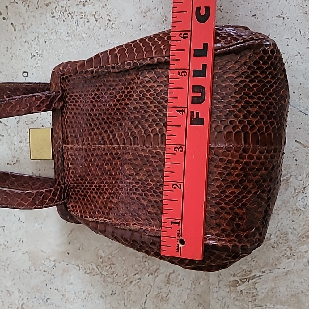 Vintage lizard skin small purse. 1940's ? - Picture 12 of 16